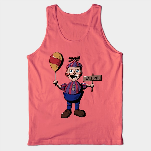 Balloon Boy Tank Top by Black Snow Comics